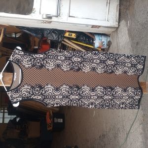 Sleeveless knit dress